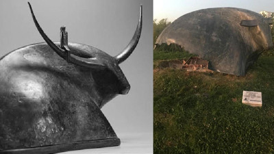 İzmir’de heykellere saldırı