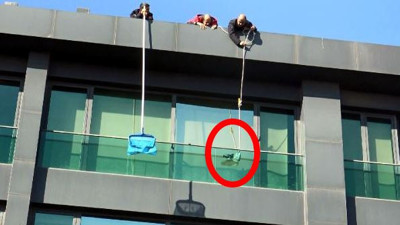 Avcılar'da güvercin kurtarma operasyonu