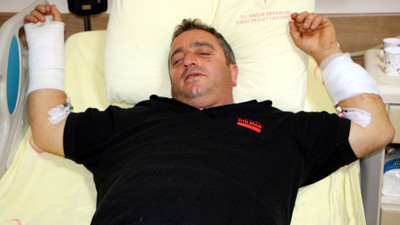 3 dakika boğuştuğu ayıyı kaldırıp yuvarladı: Siz bir de ayıyı görün, ayı perişan