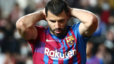 Agüero'dan Barcelona'ya kötü haber