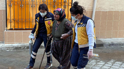 3 katlı apartmanda yangın