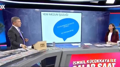 Fox TV canlı yayınında açıkladı. Türkiye'deki üniversiteli işsiz sayısı ortaya çıktı
