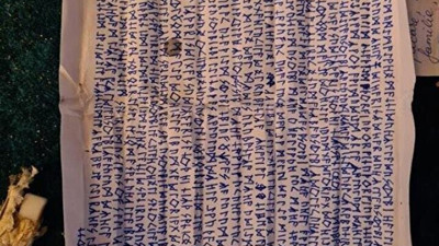 Ayasofya Camii'de bulunan yazılı kağıdın sırrı ortaya çıktı