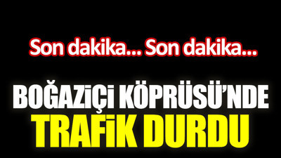 Şehitler Köprüsü'nde trafik durdu