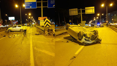 Köprüde feci kaza: 7 yaralı