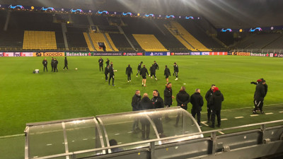 Beşiktaş'tan Signal Iduna Park'taki dev maç öncesinde son prova