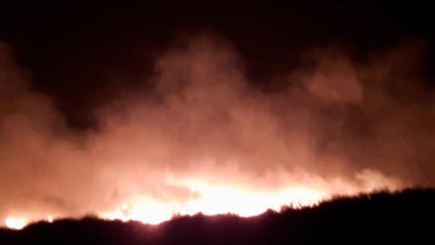 Sultan Sazlığı Milli Parkı alev alev