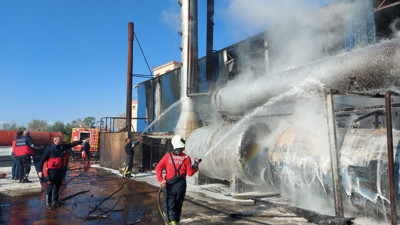 Osmaniye'de geri dönüşüm fabrikasında patlama: 1 yaralı