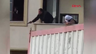 Balkondan ateş açtığı kiracısı yaralandı