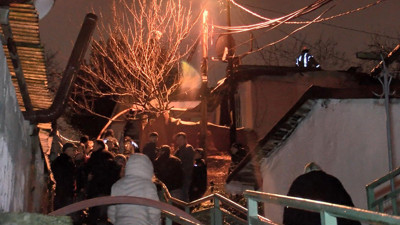 Eyüpsultan'da gecekonduda yangın