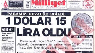 Doların çıkmasına yol verilince hayaldi gerçek oldu, 50 yıl geriye gittik