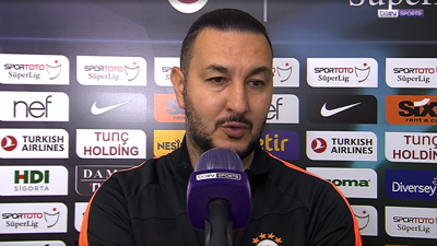Galatasaray yardımcı antrenörü Necati Ateş maçın ardından hakeme ateş püskürdü