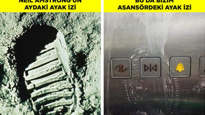 Asansörün düğmesine ayağıyla bastı; belediye sosyal medyadan paylaştı