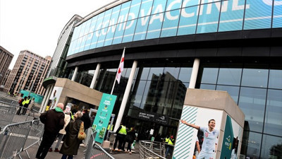 Wembley Stadı Kovid-19 aşı merkezine dönüştürüldü