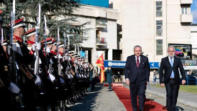 TBMM Başkanı Şentop, Kuzey Makedonyalı mevkidaşı Caferi ile görüştü