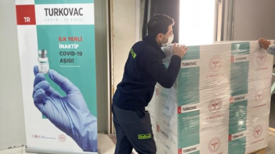 150 bin doz TURKOVAC'ın ilk sevkiyatı Ankara'ya yapıldı