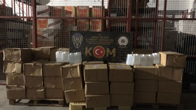 Adana'da sahte içki operasyonu: 7 zanlı yakalandı
