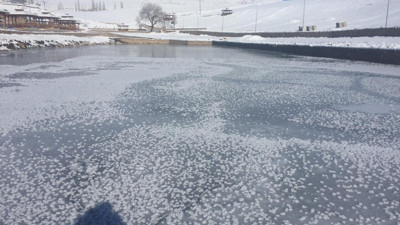 Adana’da sıcaklık eksi 13,4 derece: Göl ve akarsular dondu