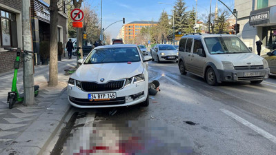 Eskişehir'de kavşakta feci kaza