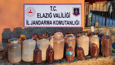 395 litre sahte içki ele geçirildi