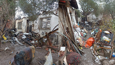 Balıkesir'de feci yangın