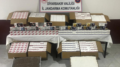 Diyarbakır'da 130 bin kaçak makaron ele geçirildi