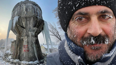 Doğu Anadolu'da her yer buz tuttu