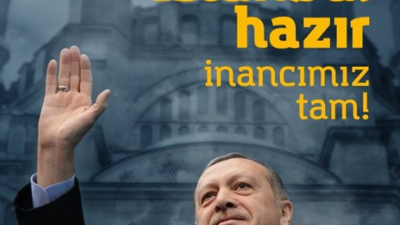 İstanbul yazıp arka plana Edirne’deki Selimiye Cami’yi koydular! Erdoğan'dan fırça yememek için bakın kendilerini nasıl savundular