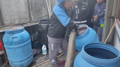Binlerce litre sahte içki ele geçirildi
