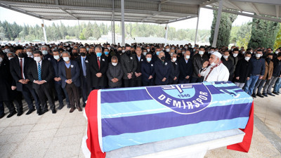 Adana Demirspor'un eski başkanlarından Gökoğlu son yolculuğuna uğurlandı