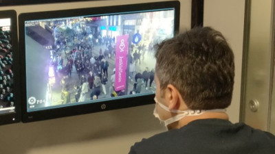 Taksim'de kameralı sistem devrede