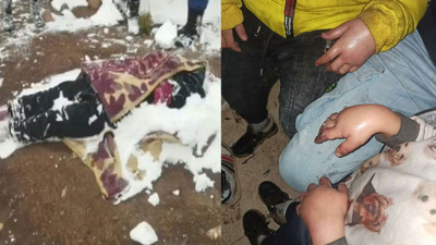 Çocuklarını soğuktan korumaya çalışan anne donarak öldü. Van sınırında yürekleri sızlatan olay