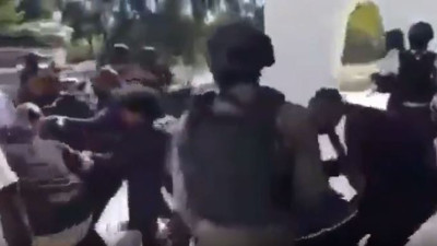 Başbakana suikast girişimi. Çatışma anları kameralara yansıdı