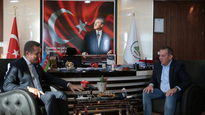 Mustafa Sarıgül'den Tanju Özcan'a ziyaret