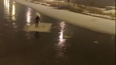 Çılgın Bayburtlu, Çoruh Nehri üzerinde şov yaptı