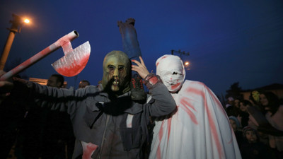 Kırklareli'nde 1000 yıllık gelenek 'Koleda' kutlandı