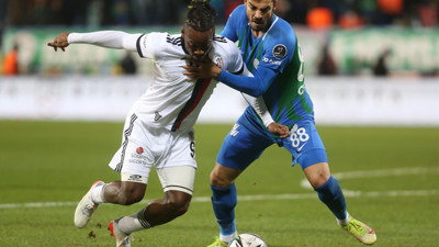 Beşiktaş Rize'de 1 puana razı oldu