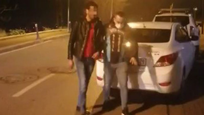 Beşiktaş'ta 'değnekçi' suçüstü yakalandı