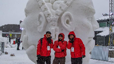Kocaeli Üniversitesi akademisyenleri Kar Heykel Şampiyonası için ABD'ye gidiyor