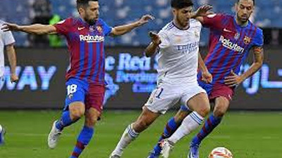 El Clasico'da zafer Real Madrid'in (13 Ocak 2022)