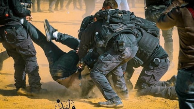 İsrail polisi 87 Filistinli bedeviyi gözaltına aldı