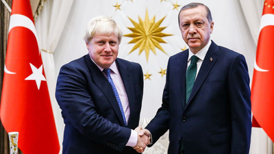 Cumhurbaşkanı Erdoğan İngiltere Başbakanı ile görüştü (14 Ocak 2022)