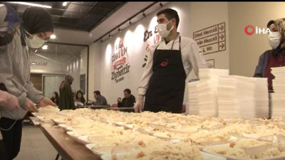 Öğrencilere ücretsiz tavuklu pilav