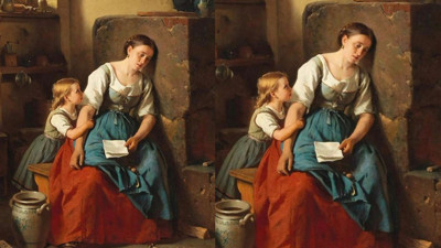 Elektrik ve doğalgaz zammından sonra "Dur kızım elektrik ve doğalgaz faturası gelmiş, bana elleşme" tablosu