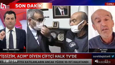 AKP'li Mahir Ünal'a “AKP’liyim işsizim, açım” diyen çiftçi Ali Avcı canlı yayına katıldı! ''İsterlerse beni assınlar'' dedi, neler yaşandığını anlattı