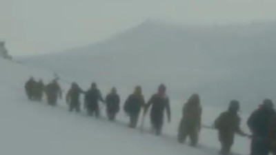 Şehit asker için köylüler seferber oldu