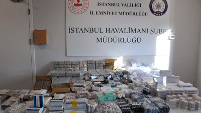 İstanbul Havalimanı'nda kaçak ilaç operasyonu