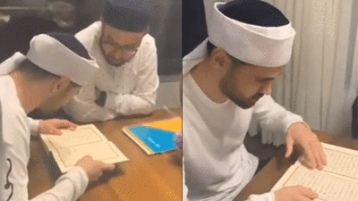 Ahmet Çalık'ın Kur'an-ı Kerim okuduğu anlar. Konyaspor’un yıldız oyuncusunun ölümü Türkiye’yi yasa boğmuştu