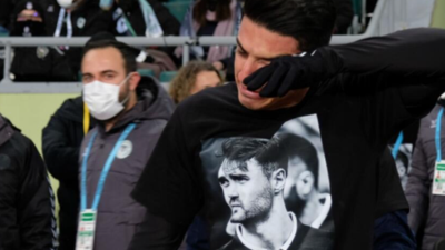 Konya Ahmet Çalık'a ağladı! Statta gözyaşları sel oldu