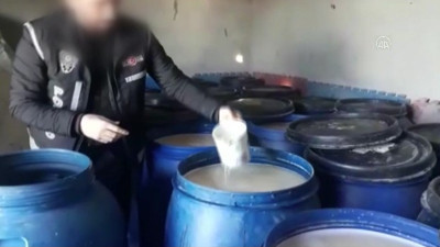 4 bin 150 litre sahte içki ele geçirildi